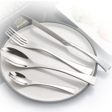 Load image into Gallery viewer, 4pcs Stainless Steel Steak Knife Fork Silver