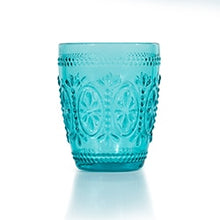 Load image into Gallery viewer, 2Pcs/Lot 300ML Multicolor Glass Cup Embossed Drinking Glasses Water Glass Cup Milk Juice Wine Tumblers for Party Bar Glassware