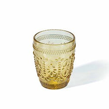 Load image into Gallery viewer, 2Pcs/Lot 300ML Multicolor Glass Cup Embossed Drinking Glasses Water Glass Cup Milk Juice Wine Tumblers for Party Bar Glassware