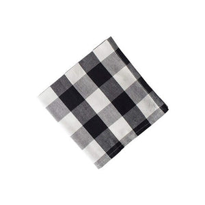 2Pcs Cotton Table Napkin Buffalo Plaid Cloth fabric Napkins   51x51cm