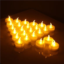 Load image into Gallery viewer, 12 pcs/pack Flickering Flameless LED Tea light Flicker Tea Candle