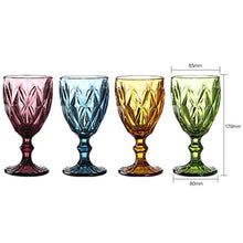 Load image into Gallery viewer, Multicolor Carved  Wine or Water Glasses 300ML