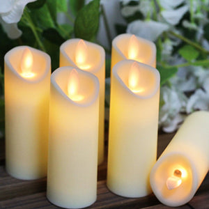 LED Electronic Flameless Swing Candle Candles Lights Battery Operated