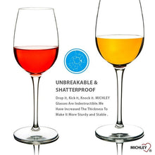 Load image into Gallery viewer, Unbreakable Wine Glasses.  PVC Shatterproof  BPA-free  12.5 oz - Set of 4