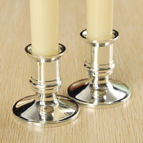 It's a Bargain! And They Look Good!  2pcs Plastic Candle Base Holder for Pillars