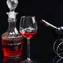 Load image into Gallery viewer, Everyone Needs This! 1 pc Red Wine Glass wine bottle Hand Blown Crystal