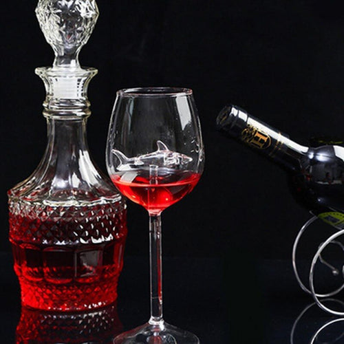 Everyone Needs This! 1 pc Red Wine Glass wine bottle Hand Blown Crystal