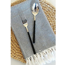 Load image into Gallery viewer, 38 X 62cm Simple Tassels Table Napkin Cotton Dessert Table Napkins Tea Towels Kitchen Dishcloth Placemats