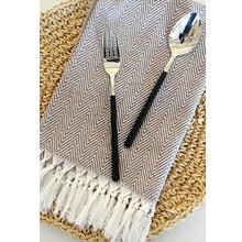 Load image into Gallery viewer, 38 X 62cm Simple Tassels Table Napkin Cotton Dessert Table Napkins Tea Towels Kitchen Dishcloth Placemats