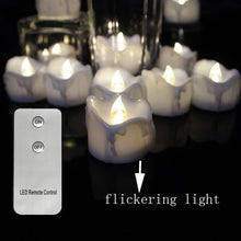 Load image into Gallery viewer, Pack of 6 or 12 Flickering Warm White Wireless Led Candles Remote,Flameless Battery Included