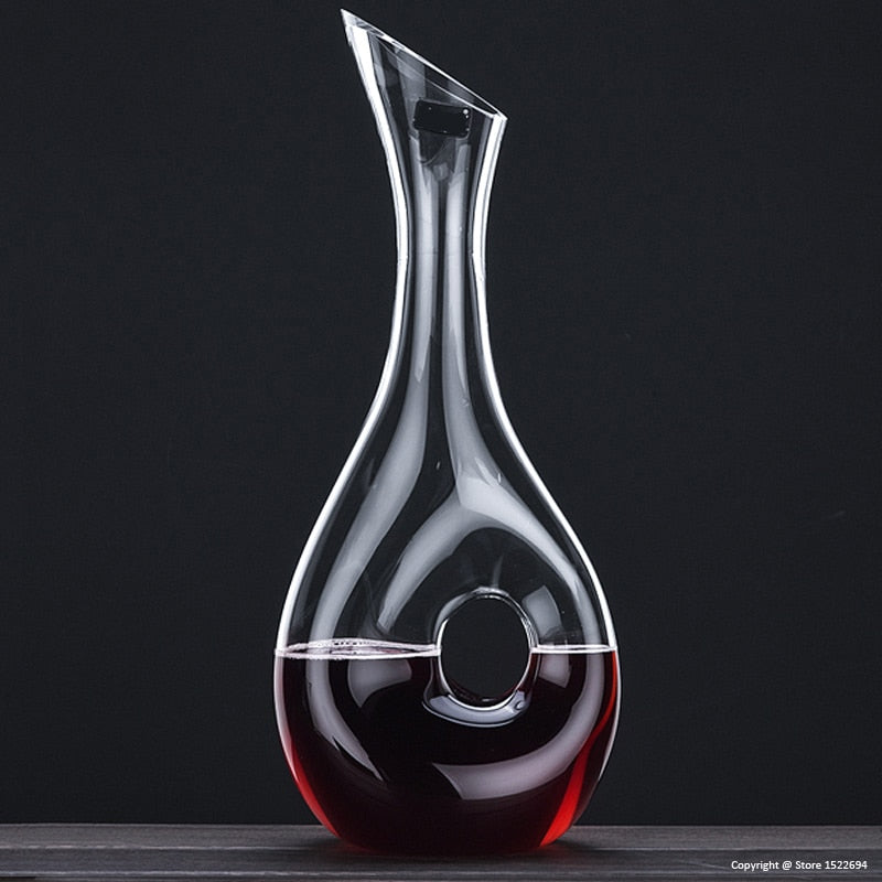 Quality Wine Decanter Design Snail Style Decanter Red Wine Carafe 400ML&1000ML Lead Free Glass Decanter Superior Wine Aerator