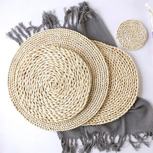 Natural Woven Corn Fur Placemats