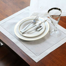 Load image into Gallery viewer, 12PCS White Hemstitched Napkins Cocktail Napkin  45x45cm And 35x50cm